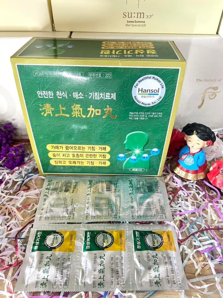 Viên Uống Hansol Hỗ Trợ Điều Trị Bệnh Về Họng Và Đường Hô Hấp 1