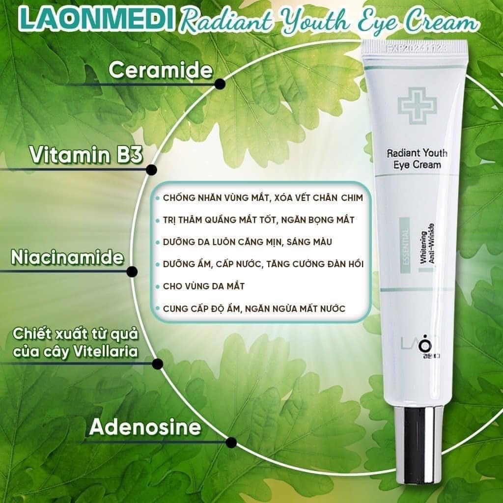  LAONMEDI RADIANT YOUTH EYE CREAM KEM DƯỠNG DA VÙNG MẮT 2